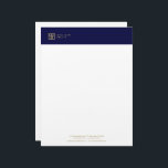 Modern Real Estate Agent Letter Head Stationery<br><div class="desc">This Modern Real Estate Agent Letter Head Stationery is sure to make a statement - perfect for a professional real estate agent or broker. Originally designed by Yulia, this classic Modern Real Estate Agent Letter Head Stationery is a professional way to advertise your business or services! CUSTOMIZE change or add...</div>