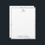 Modern Real Estate Agent Letter Head Stationery<br><div class="desc">This Modern Real Estate Agent Letter Head Stationery is sure to make a statement - perfect for a professional real estate agent or broker. Originally designed by Yulia, this classic Modern Real Estate Agent Letter Head Stationery is a professional way to advertise your business or services! CUSTOMIZE change or add...</div>