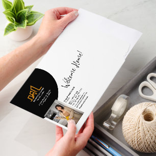 Modern Real Estate Agent Photo Brand Packaging  Envelope Mailers