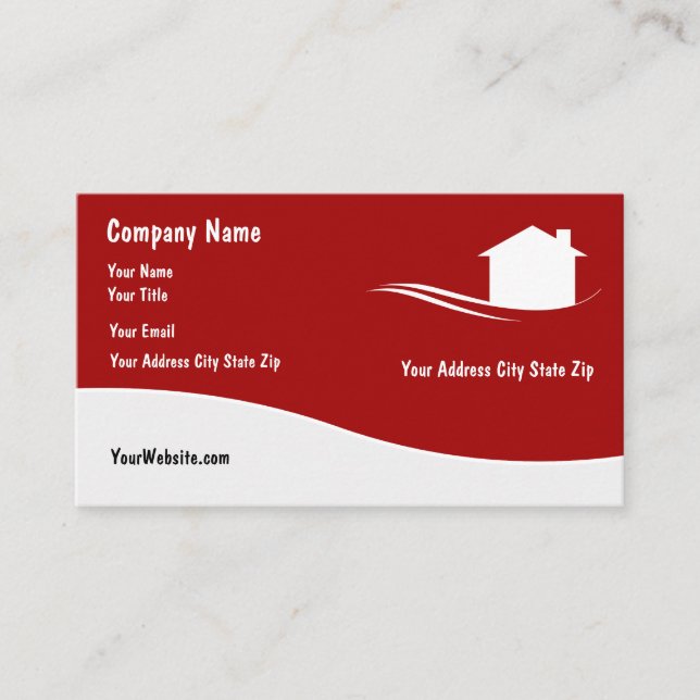 Modern Real Estate Business Cards (Front)
