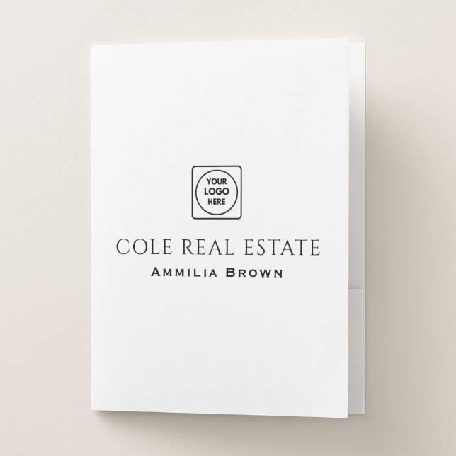 Modern Real Estate | Custom Realtor Listing Folder (Front)