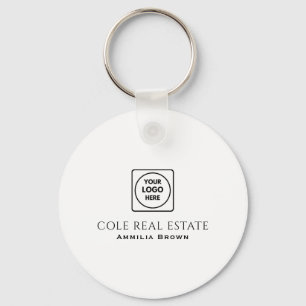 Modern Real Estate Custom Realtor Listing Logo Keychain