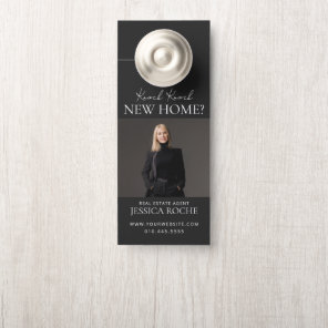 Modern Real Estate Door Hanger | Hello Neighbor