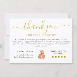 Modern Real Estate Housewarming Thank You Cards