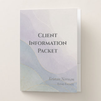 Modern Real Estate Listing Client Folder