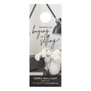 Modern Real Estate Marketing Door Hanger