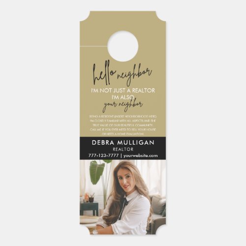 Modern Real Estate Marketing Door Hanger