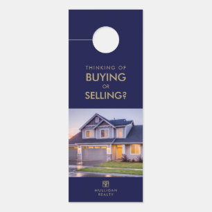 Modern Real Estate Marketing Door Hanger