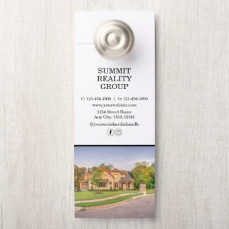 Modern Real Estate Marketing  Door Hanger