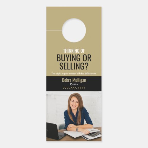 Modern Real Estate Marketing Door Hanger