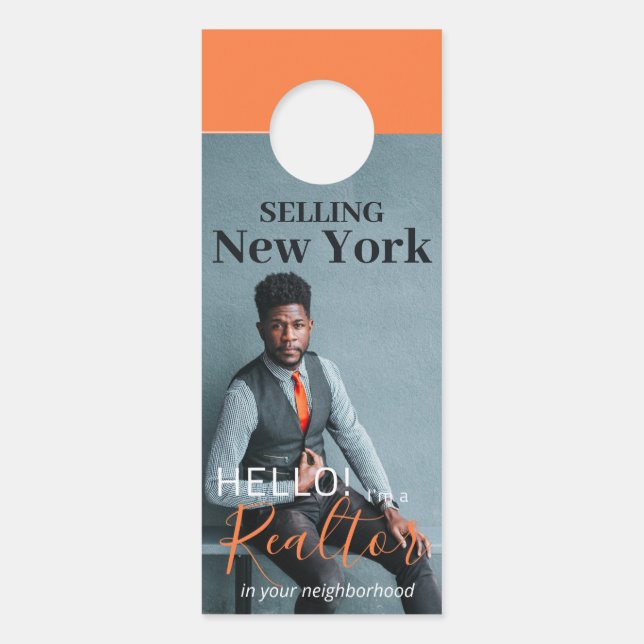 Modern Real Estate Marketing Door Hanger (Front)