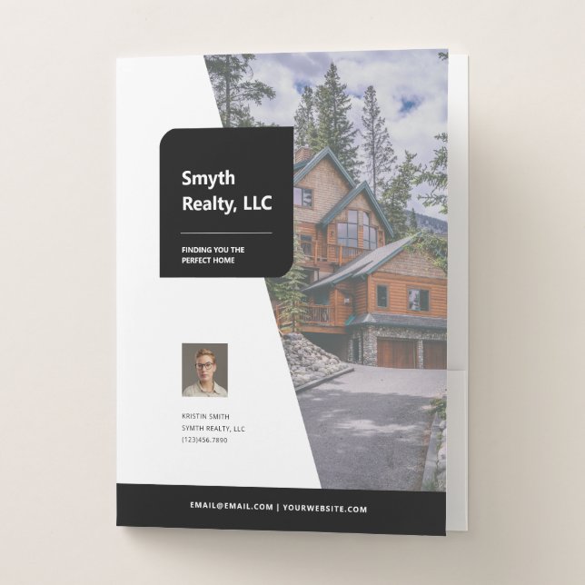 Modern Real Estate Marketing Pocket Folder (Front)
