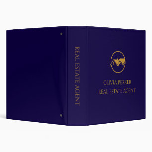Modern Real Estate Promotional Realtor 3 Ring Binder