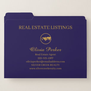 Modern Real Estate Promotional Realtor File Folder