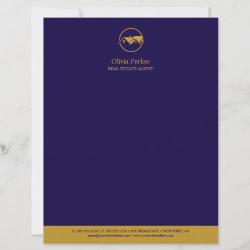 Modern Real Estate Promotional Realtor Letterhead