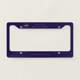 Modern Real Estate Promotional Realtor License Plate Frame