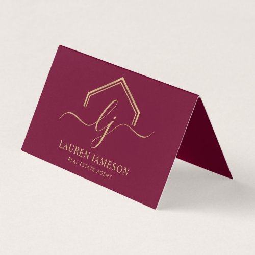 Modern Real Estate Promotional Realtor Logo Business Card