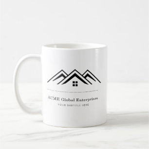 Modern Real Estate Promotional Realtor Logo Coffee Mug
