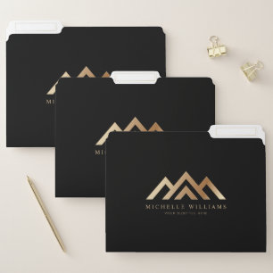 Modern Real Estate Promotional Realtor Logo File F Folder