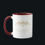 Modern Real Estate Promotional Realtor Logo Mug<br><div class="desc">Elevate Your Real Estate Brand with Premium Promotional Items! Ensure your clients never forget your name with personalized Mug. Perfect for jotting down property details and contact information, these note pads keep you top of mind. Make a statement of professionalism with custom-branded items. Impress clients with a polished presentation of...</div>