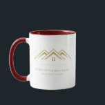 Modern Real Estate Promotional Realtor Logo Mug<br><div class="desc">Elevate Your Real Estate Brand with Premium Promotional Items! Ensure your clients never forget your name with personalized Mug. Perfect for jotting down property details and contact information, these note pads keep you top of mind. Make a statement of professionalism with custom-branded items. Impress clients with a polished presentation of...</div>