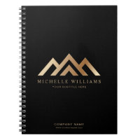 Modern Real Estate Promotional Realtor Logo Notebo