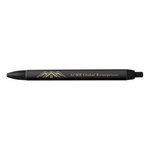Modern Real Estate Promotional Realtor Logo Pen