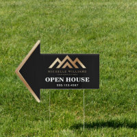Modern Real Estate Promotional Realtor Logo Sign