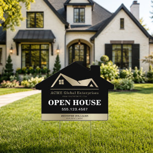 Modern Real Estate Promotional Realtor Logo Sign