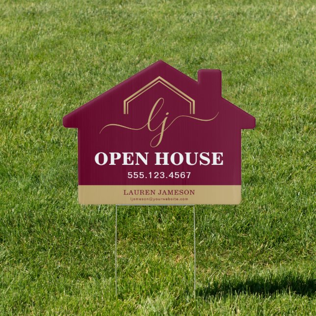 Modern Real Estate Promotional Realtor Logo Sign (Insitu)