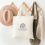 Modern Real Estate Promotional Realtor Logo Tote Bag<br><div class="desc">Elevate Your Real Estate Brand with Premium Promotional Items! Ensure your clients never forget your name with personalized Tote Bag. Perfect for jotting down property details and contact information, these note pads keep you top of mind. Make a statement of professionalism with custom-branded items. Impress clients with a polished presentation...</div>