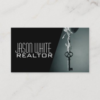 Modern Real Estate Realtor Business Card by ArtisticEye at Zazzle