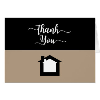 Real Estate Thank You Note Cards | Zazzle