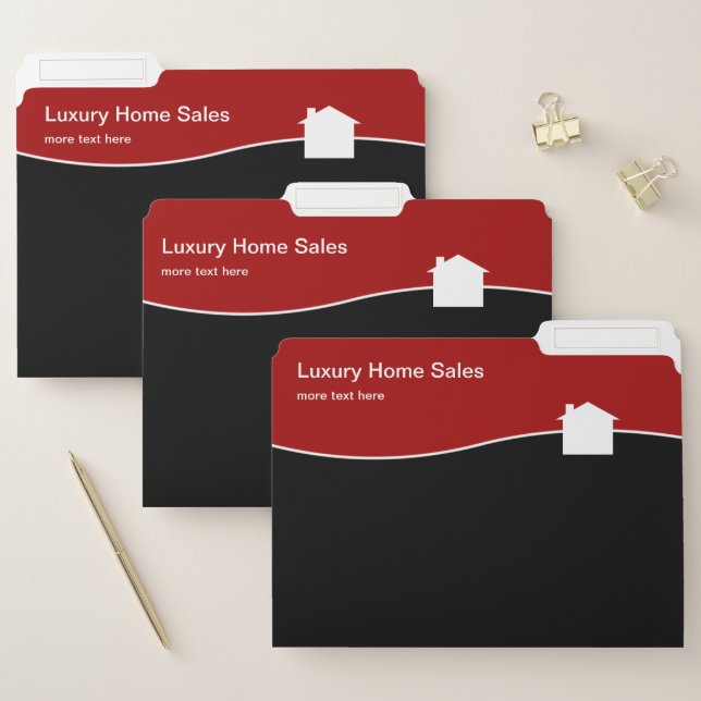 Modern Real Estate Theme File Folder (Set)