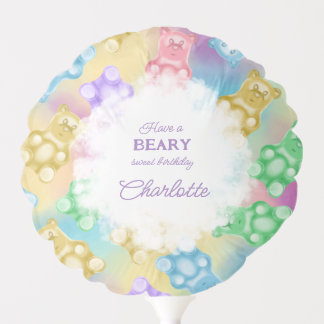 Modern, Realistic, Cute, Gummy Bear Balloon