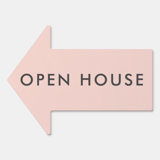 Modern Realtor Blush Sign (Front)