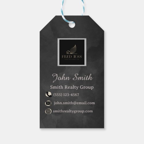 Modern Realtor Customizable Gift Tags