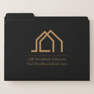 Modern Realtor Logo Business Promo Style Binder