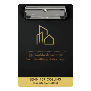 Modern Realtor Logo Mini Promo clipboard