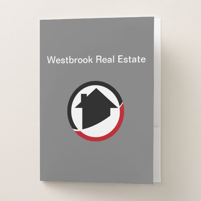 Modern Realtor Professional Presentation Folder (Front)