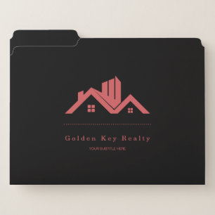 Modern Realtor Promotional Custom Real estate File Folder