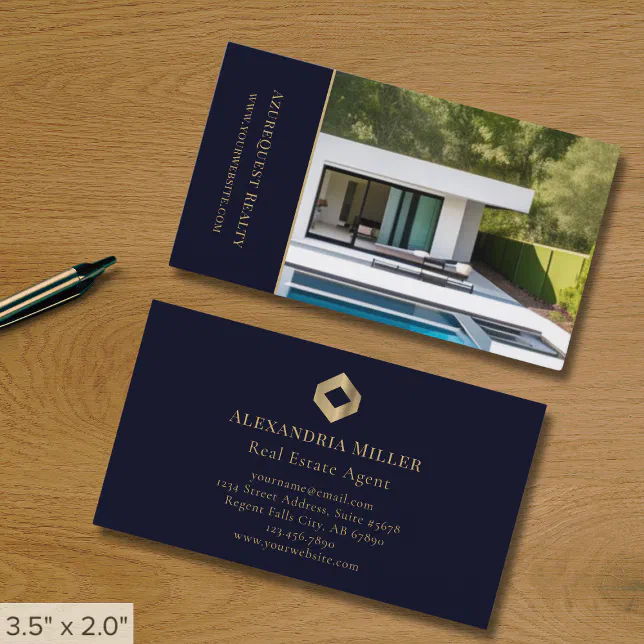 Modern Realtor Real Estate Business Card - Product | North Red Vine