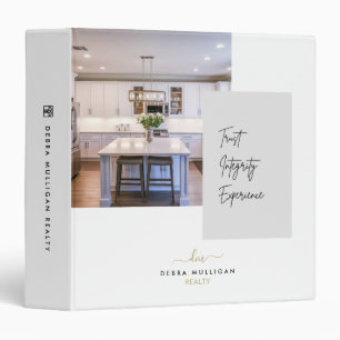 Modern Realtor Ring Binder - Closing Binder
