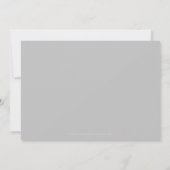 MODERN RECIPE CARD organiser block minimal gray (Back)