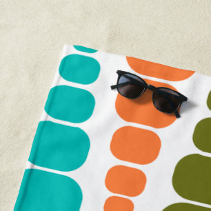 Modern Rectangles Beach Towel