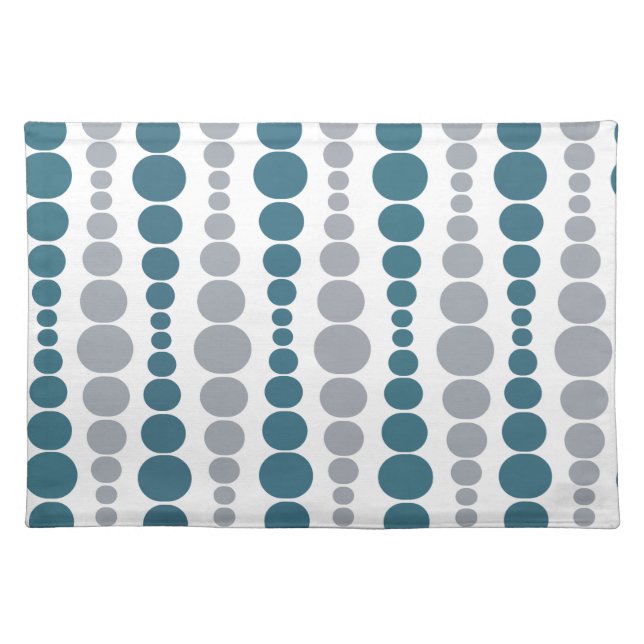 Modern Rectangles  Cloth Placemat (Front)