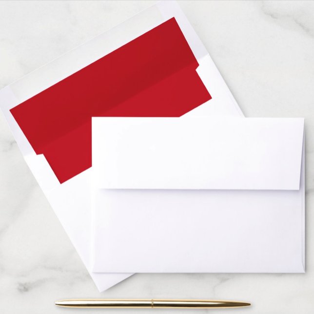 Modern Red A7 Envelope Liner (Creator Uploaded)