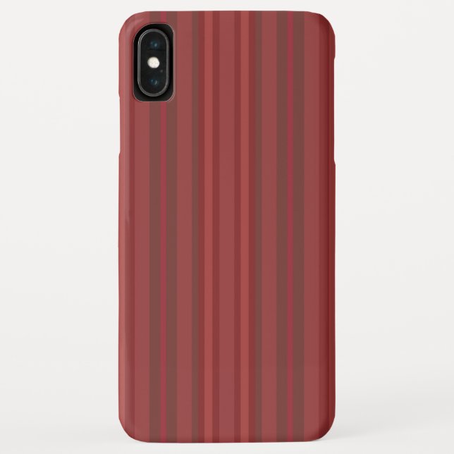 Modern Red Case-Mate Barely There iPhone XS Max Case-Mate iPhone Case (Back)