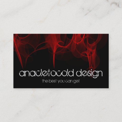 Customizable modern red fire bussiness card business cards