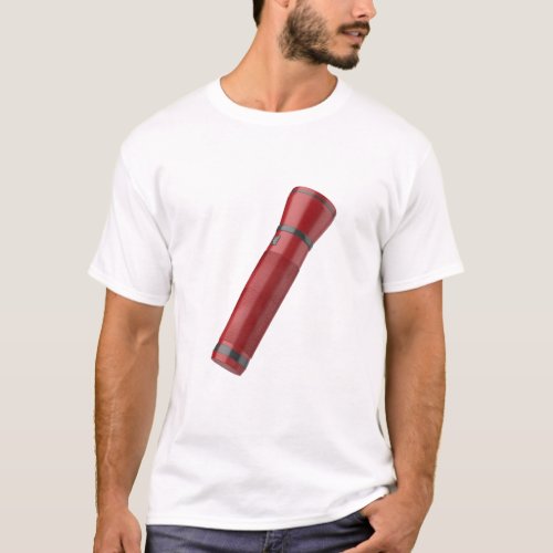Modern red flashlight T_Shirt